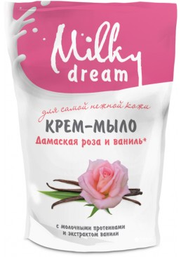 Рідке крем-мило Milky Dream дамаська троянда і ваніль, 500 мл